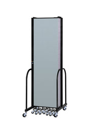 Signature Room Divider - 7' 4"H x 16' 9"L - 9 Panel, Blue Tide, Vinyl