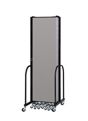 Signature Room Divider - 7' 4"H x 16' 9"L - 9 Panel, Granite, Vinyl