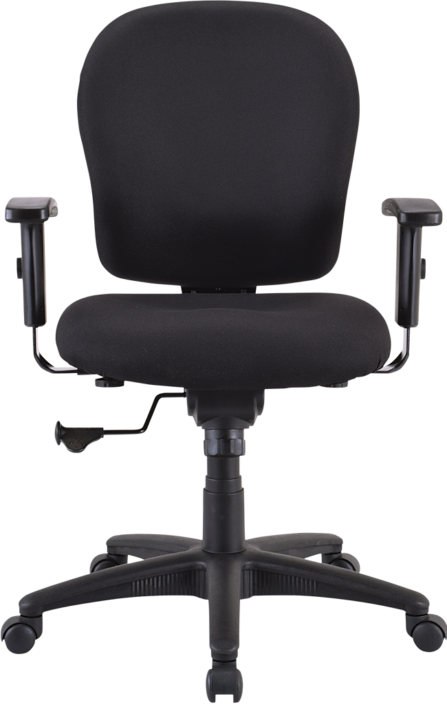 Racer St Office Chair - Black Fabric