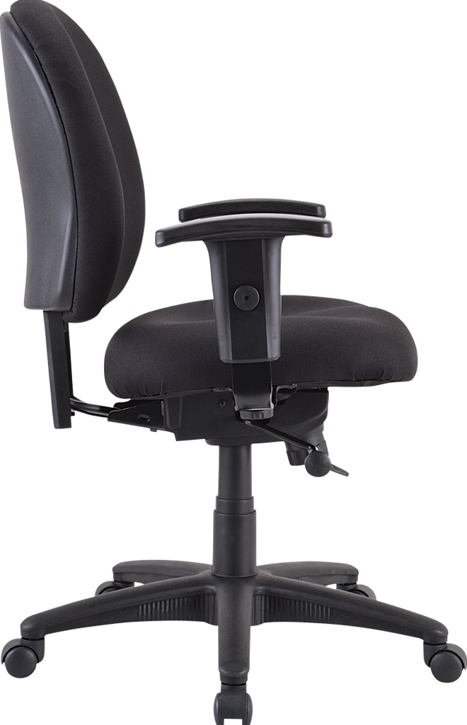 Racer St Office Chair - Black Fabric