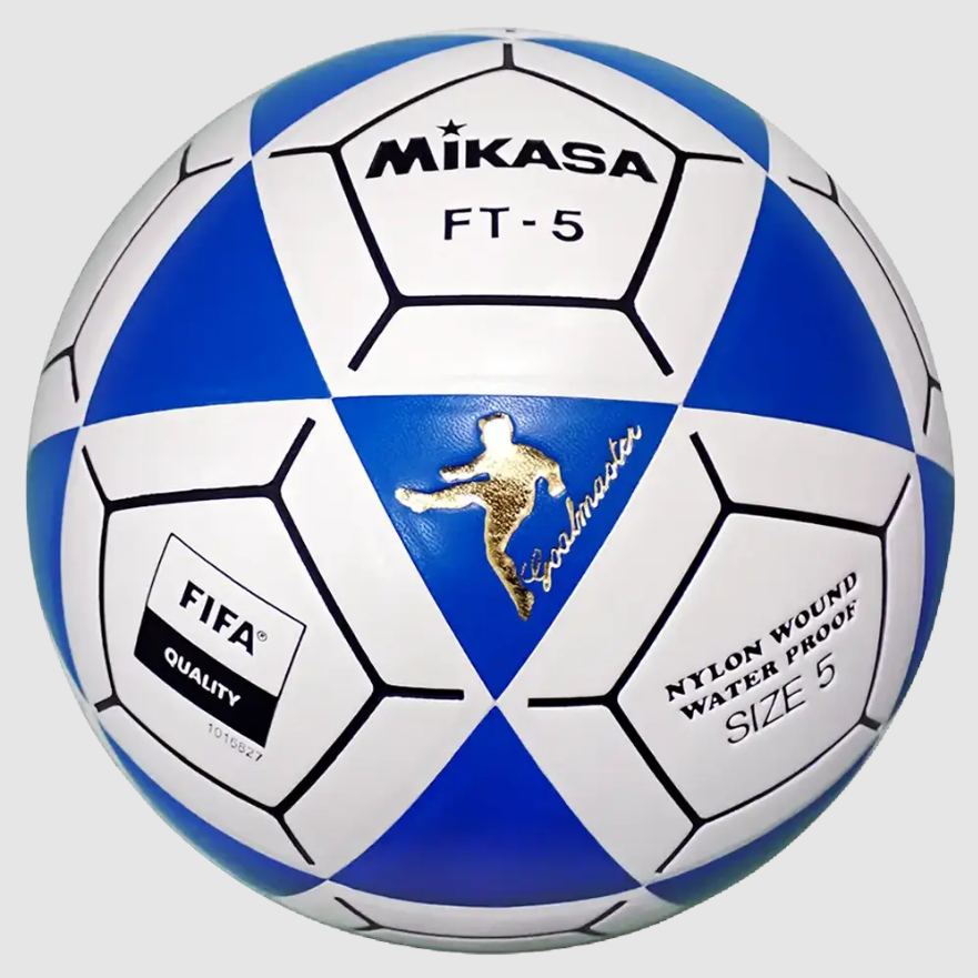 Soccer, Premier Series - FIFA Quality, Goal Master, Molded Triangle Pattern, Size 5, Blue/White