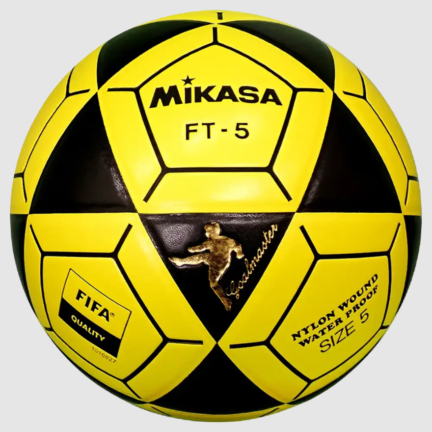 Soccer, Premier Series - FIFA Quality, Goal Master, Molded Triangle Pattern, Size 5, Black/Yellow
