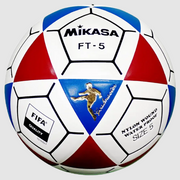 Soccer, Premier Series - FIFA Quality, Goal Master, Molded Triangle Pattern, Size 5, Blue/Red