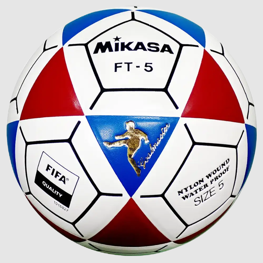 Soccer, Premier Series - FIFA Quality, Goal Master, Molded Triangle Pattern, Size 5, Blue/Red