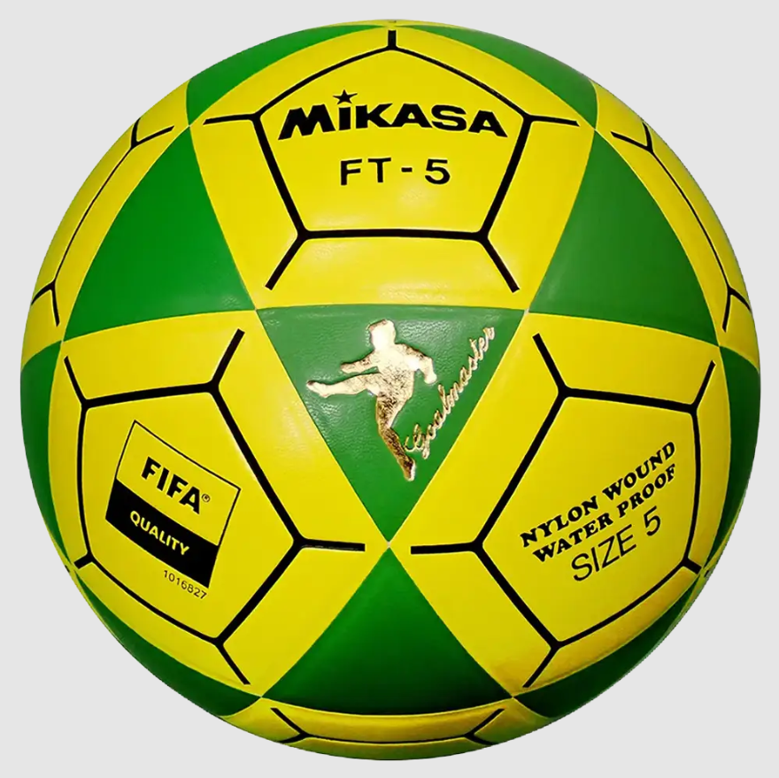 Soccer, Premier Series - FIFA Quality, Goal Master, Molded Triangle Pattern, Size 5, Green/Yellow