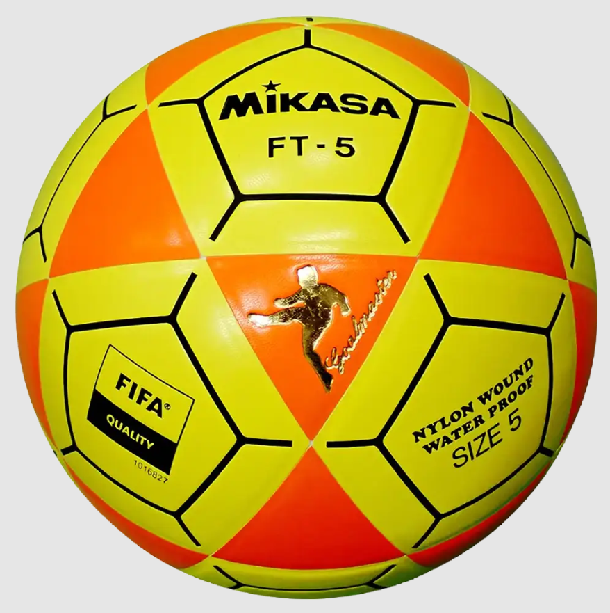 Soccer, Premier Series - FIFA Quality, Goal Master, Molded Triangle Pattern, Size 5, Orange/Yellow