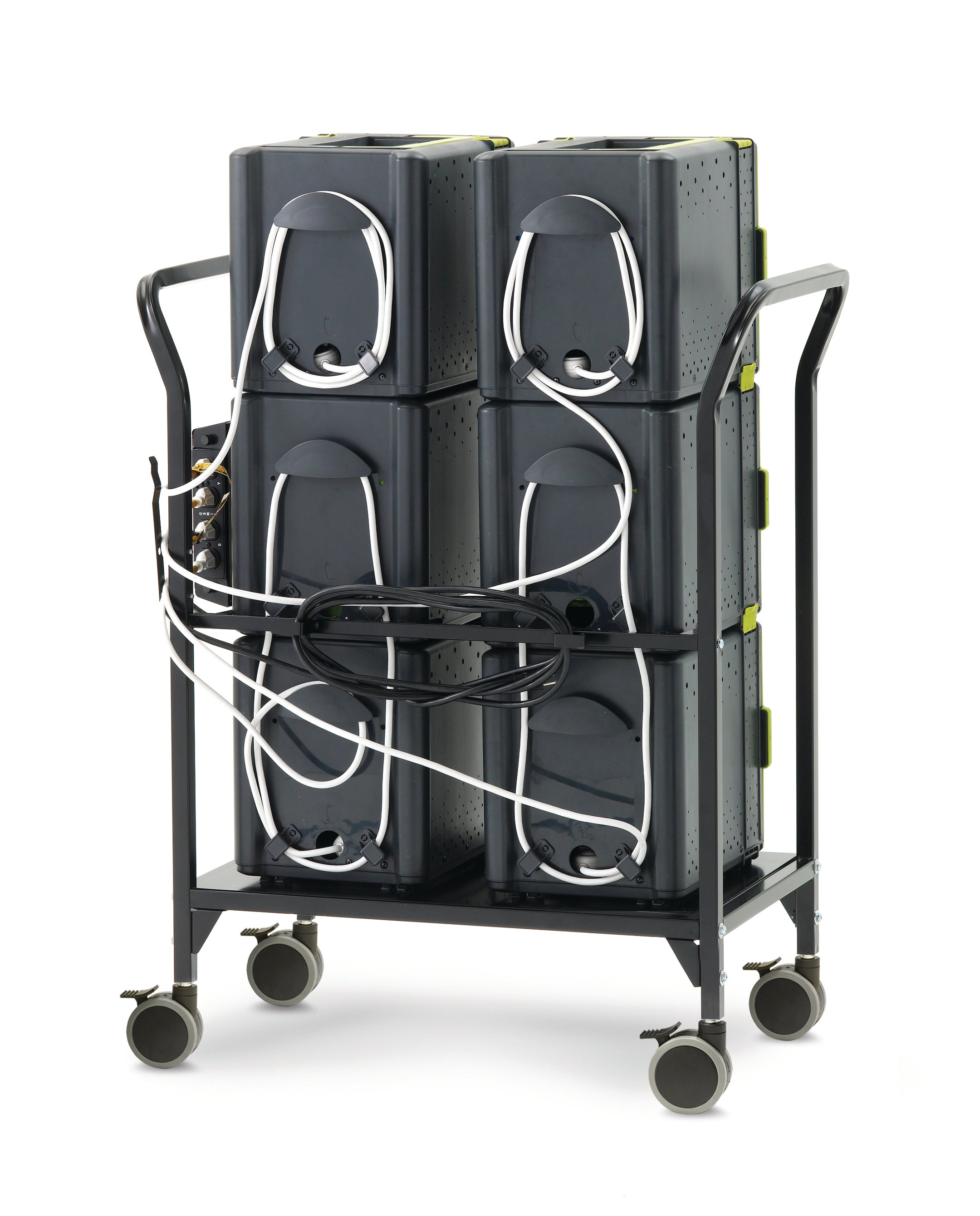 Tech Tub2 Modular Cart for iPads with USB-C 20W Adapter (holds up to 36 devices)