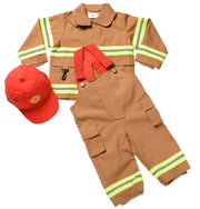 Jr. Fire Fighter Suit, Tan, Size 18 Month