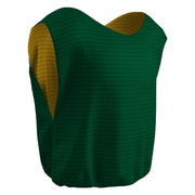 Reversible Scrimmage Vest - Forest Green Gold, Adult
