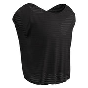 Scrimmage Vest - Black, 6 Pack Intermediate