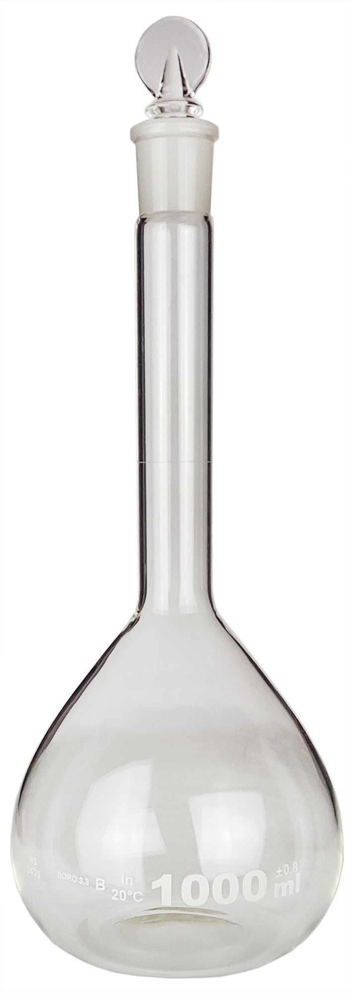 Flask Volumetric Glass Stopper 1000ml