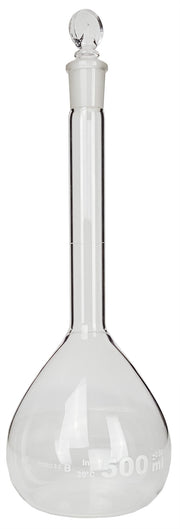 Flask Volumetric Glass Stopper 500ml