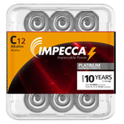Impecca Alkaline C LR14 Platinum Batteries 12-Pack