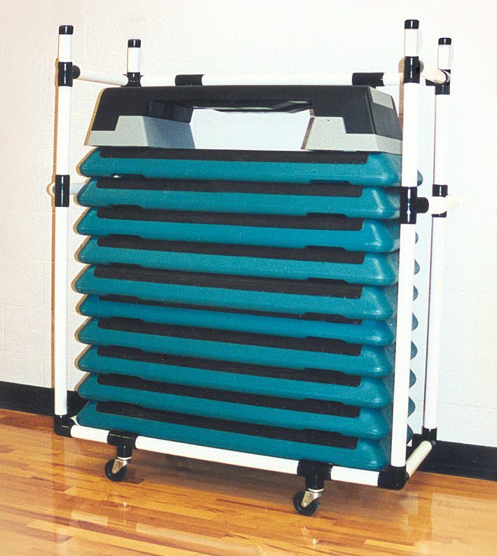 Health Club Step Cart, 46”L x 19”W x 60”H
