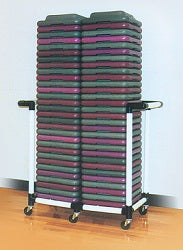 Step Riser Rack – 4-Stack (F8877), 46”L x 19”W x 42”H