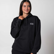 Unisex Fleece Hoodie (Black) - L