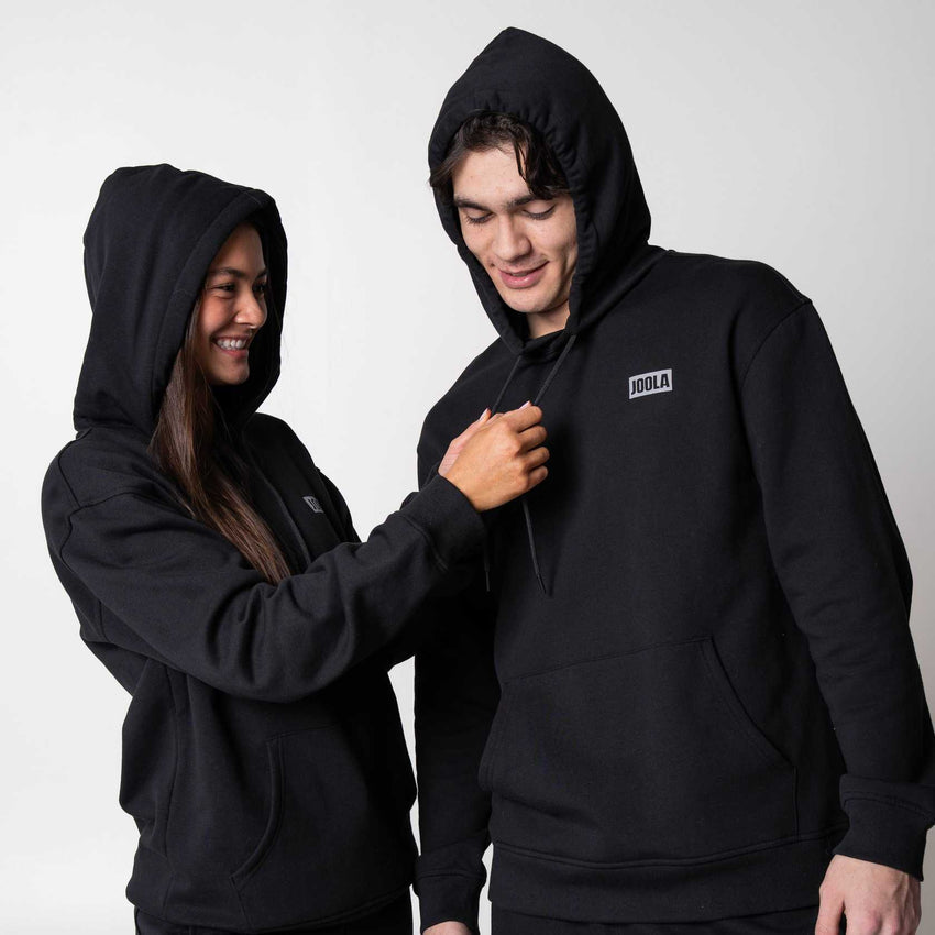 Unisex Fleece Hoodie (Black) - XXL