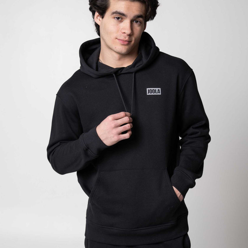 Unisex Fleece Hoodie (Black) - M