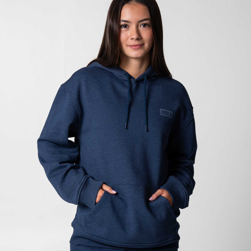 Unisex Fleece Hoodie (Navy Heather) - S