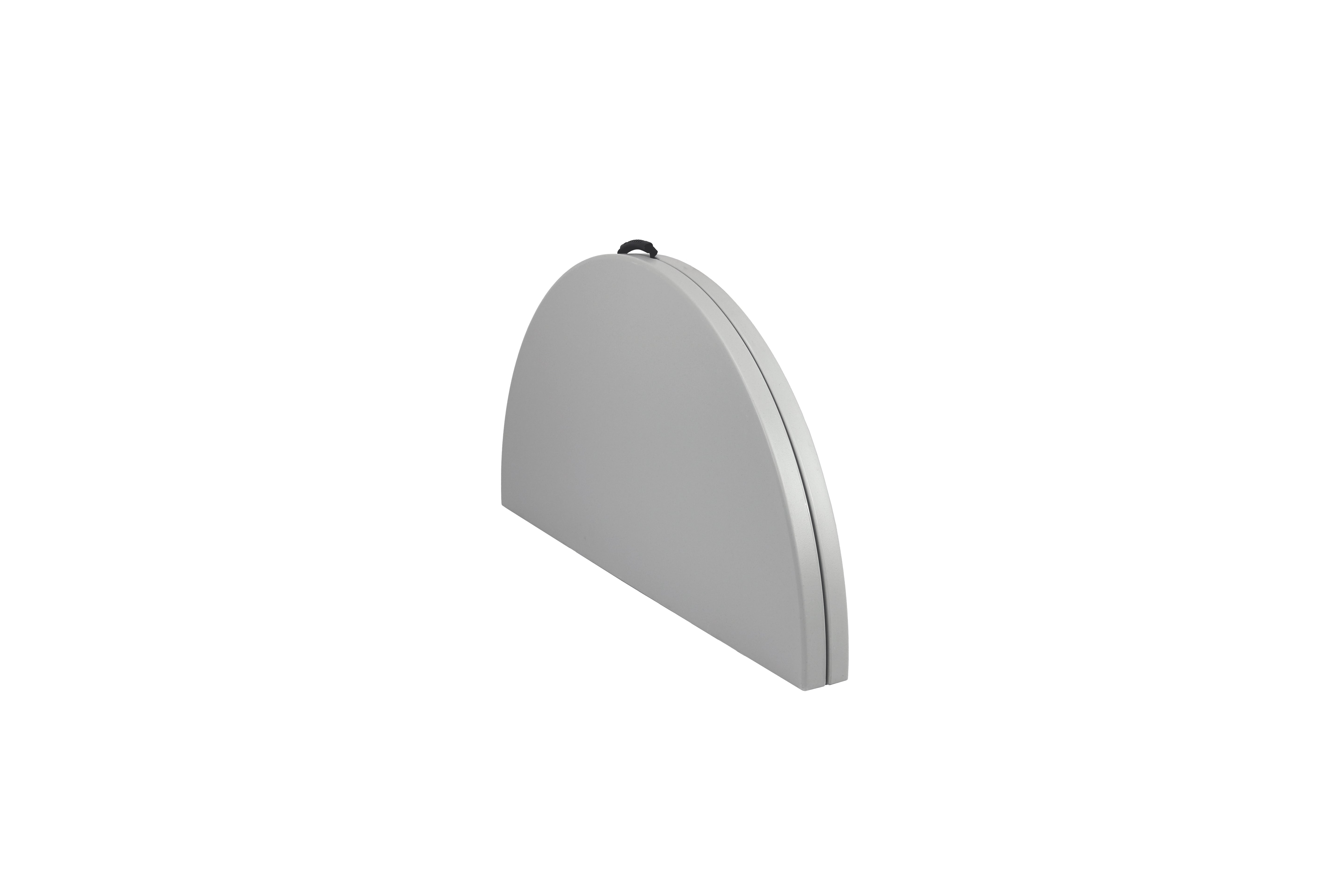 NPS® 60" Round Comfort Max Fold in Half Table, Surface Color: Speckled Grey, Frame Color: Grey