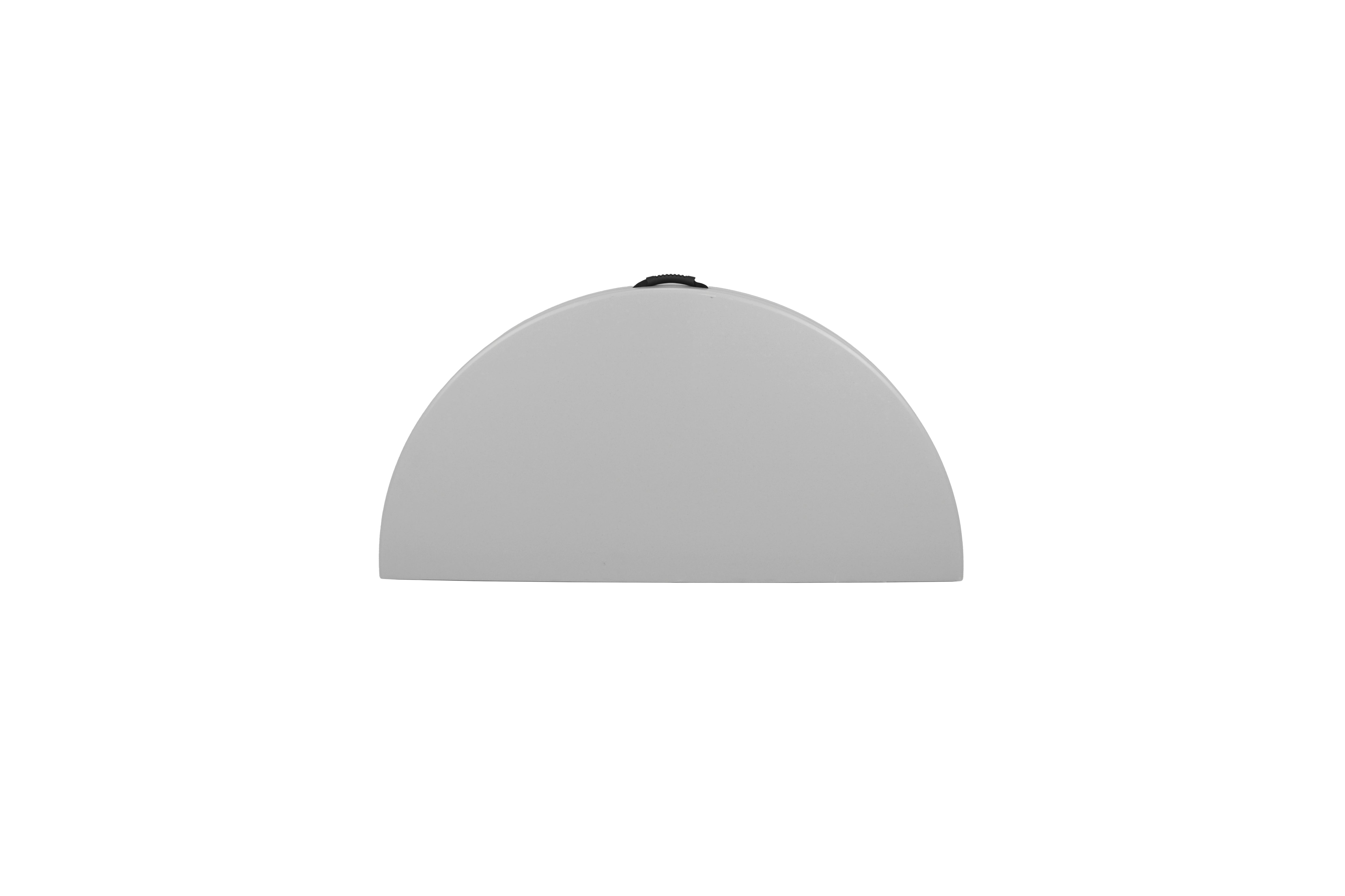 NPS® 60" Round Comfort Max Fold in Half Table, Surface Color: Speckled Grey, Frame Color: Grey