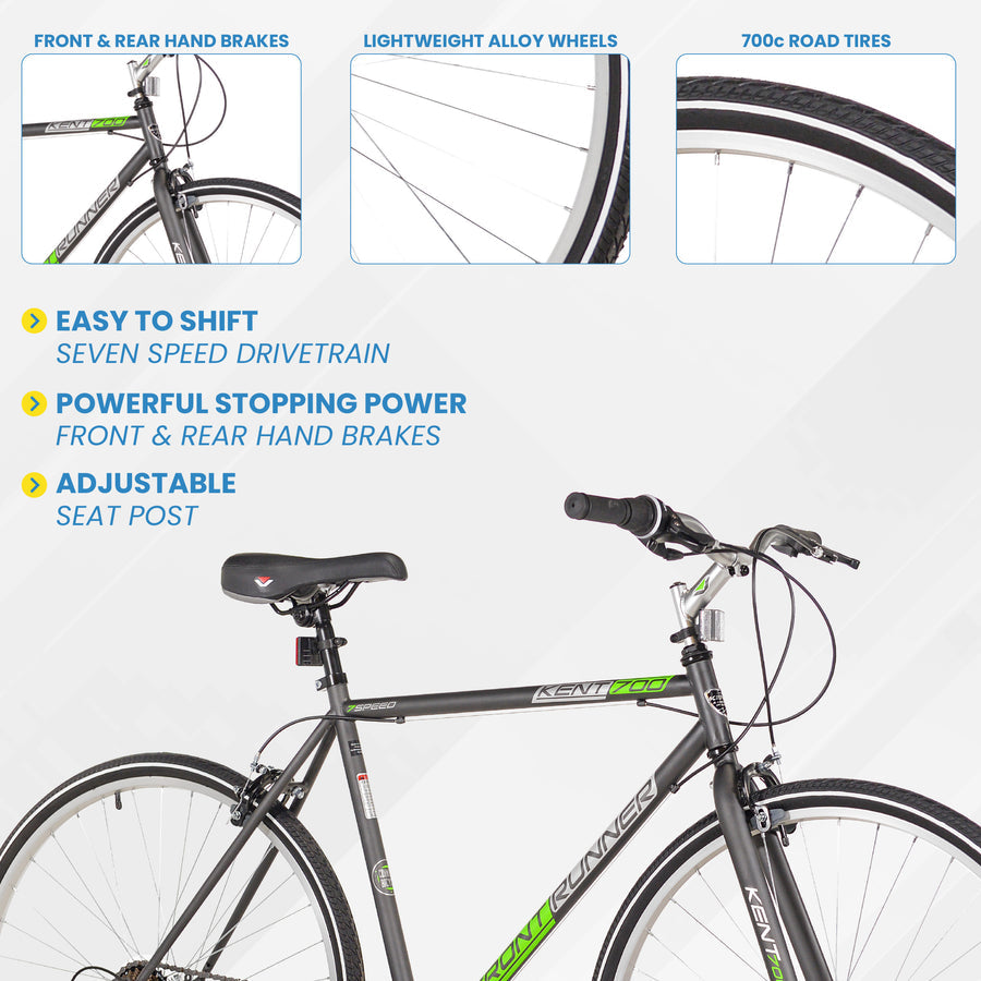 700c Kent Front Runner ,Grey