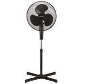 Brentwood 3-Speed 16" Oscillating Stand Fan, Black