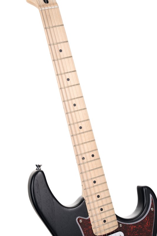 Cort G100 HH G Series Double Cutaway Electric Guitar, Open Pore Black