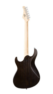 Cort G100 HH G Series Double Cutaway Electric Guitar, Open Pore Walnut