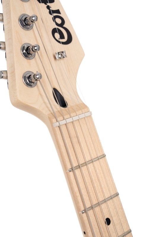 Cort G100 HH G Series Double Cutaway Electric Guitar, Open Pore Walnut