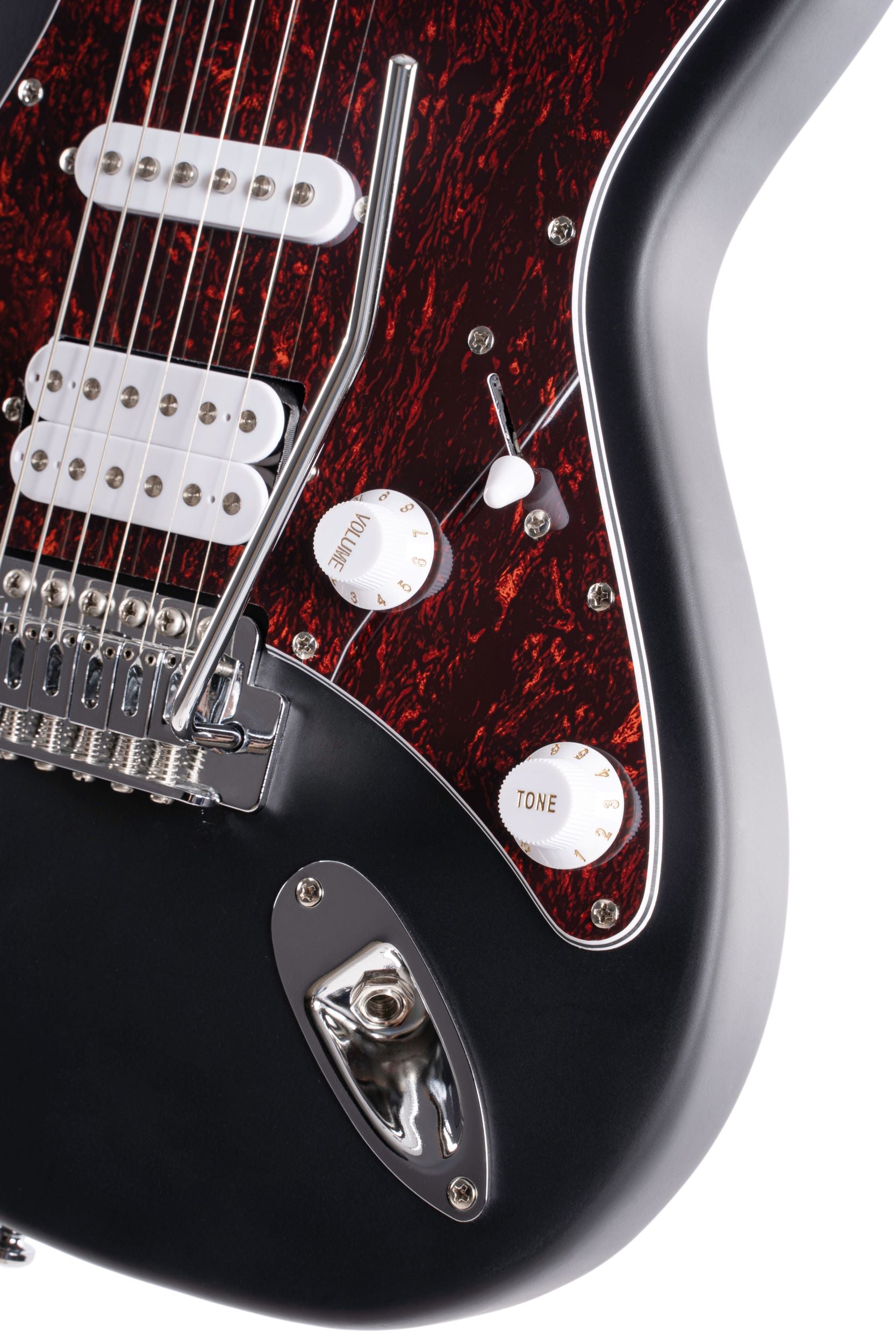 Cort G110OPBK G Series Double Cutaway Electric Guitar. Open Pore Black