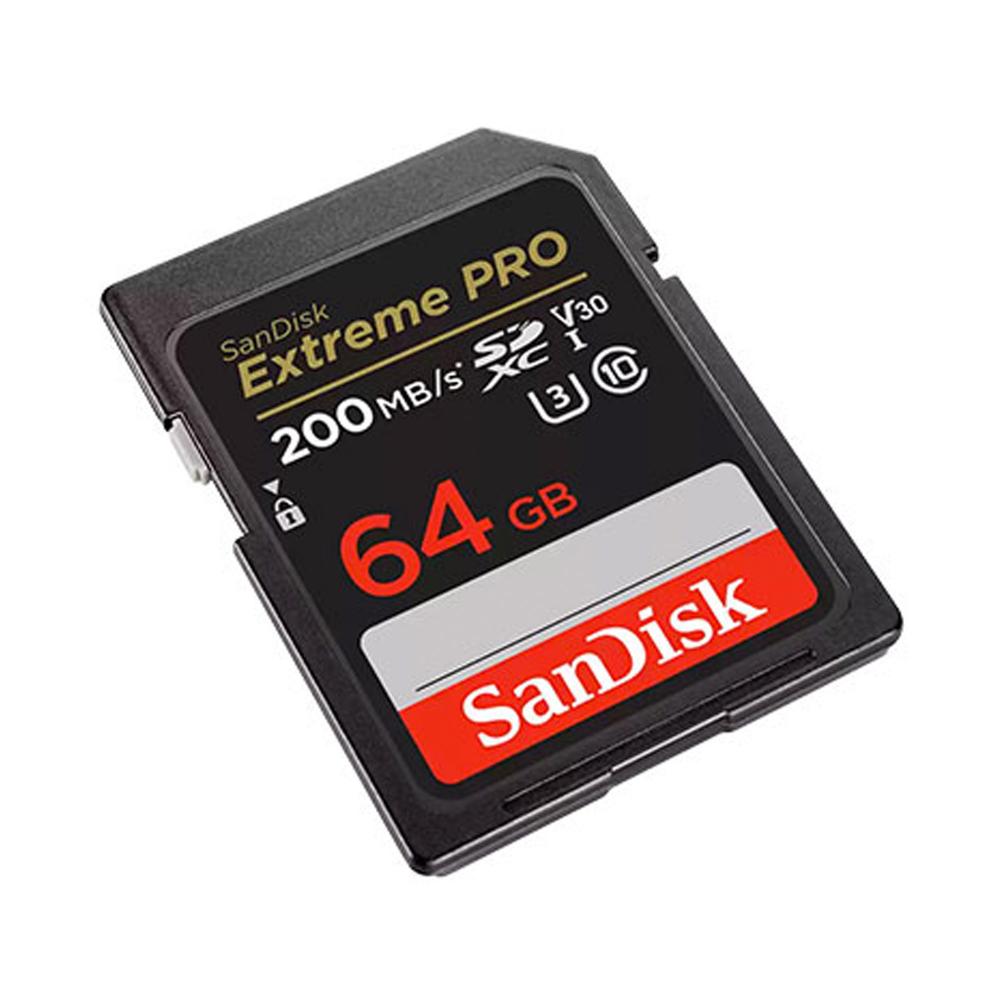 SanDisk 64GB Extreme PRO SDHC UHS-I U3 V30 Memory Card