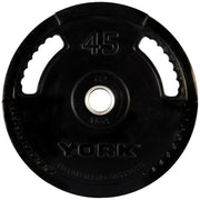 45 LB G2 Dual Grip Thin Line Rubber Encased Olympic Plate