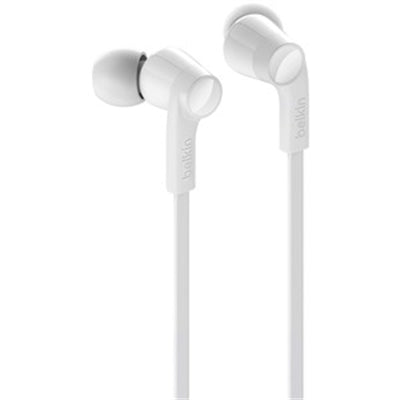 Belkin - SoundForm Wired Earbuds with USB-C Connector - Stereo - USB Type C - Wired - Earbud - Binaural - in-ear - 4 Ft - White