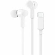 Belkin SoundForm USB-C Wired Earbuds with Toggle Volume - White