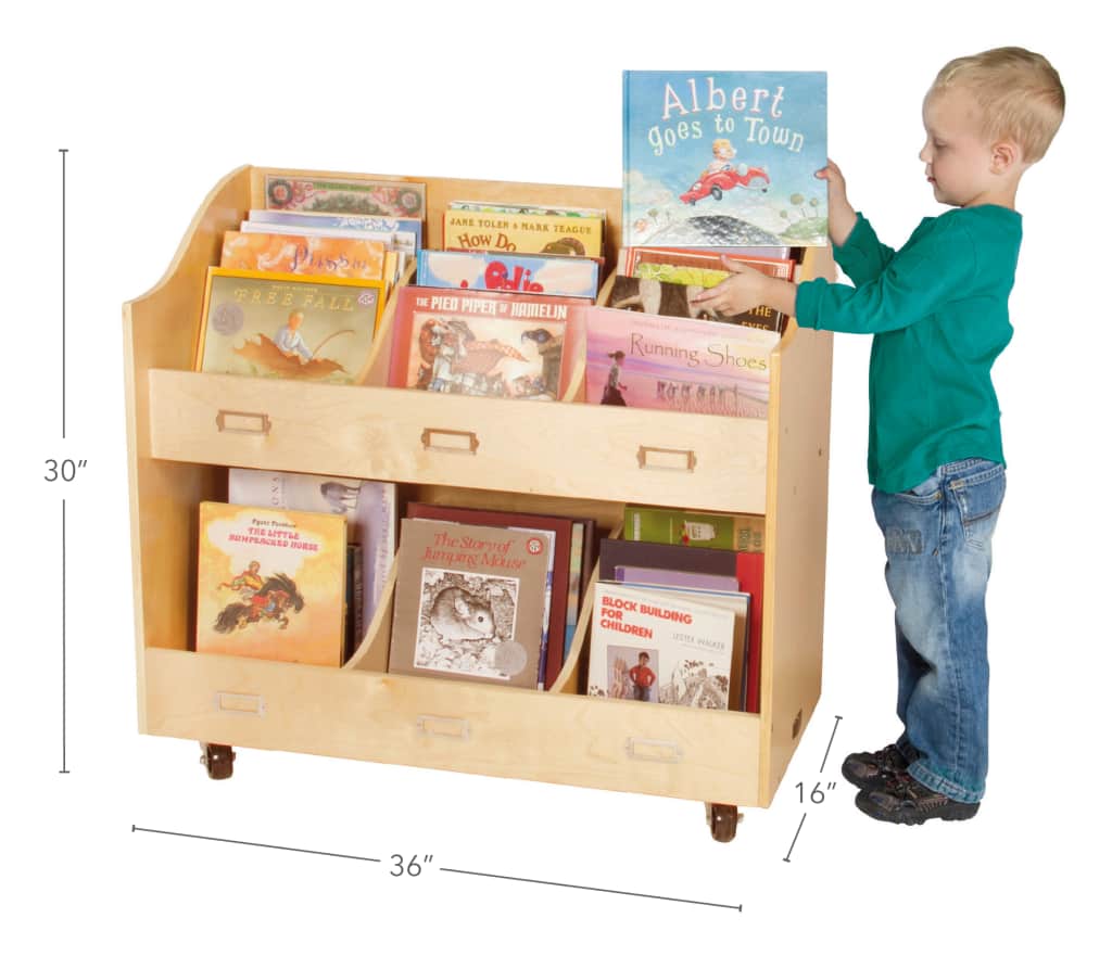 Guidecraft Mobile Book Organizer