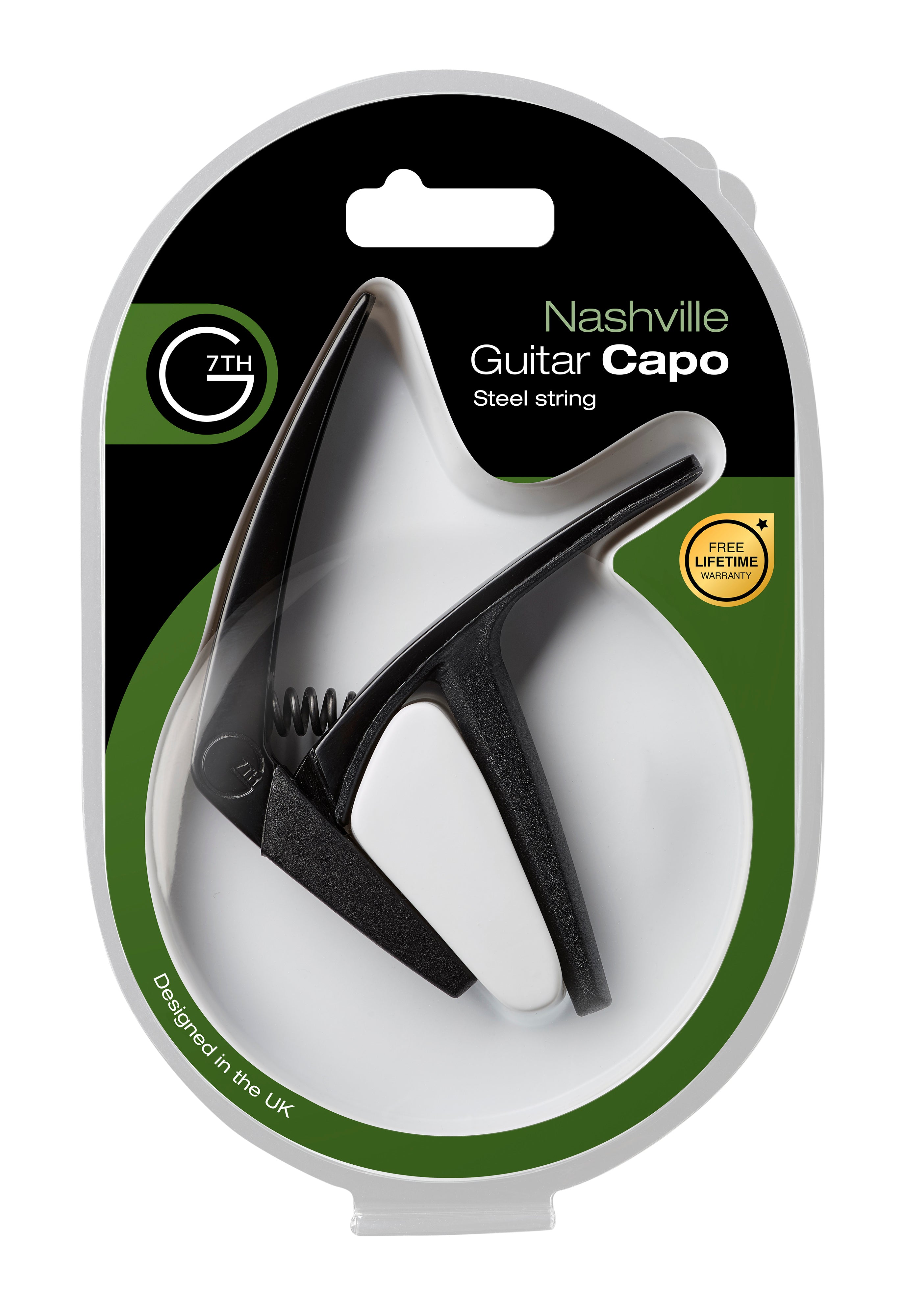 G7th C21022 Nashville Guitar Capo. Black