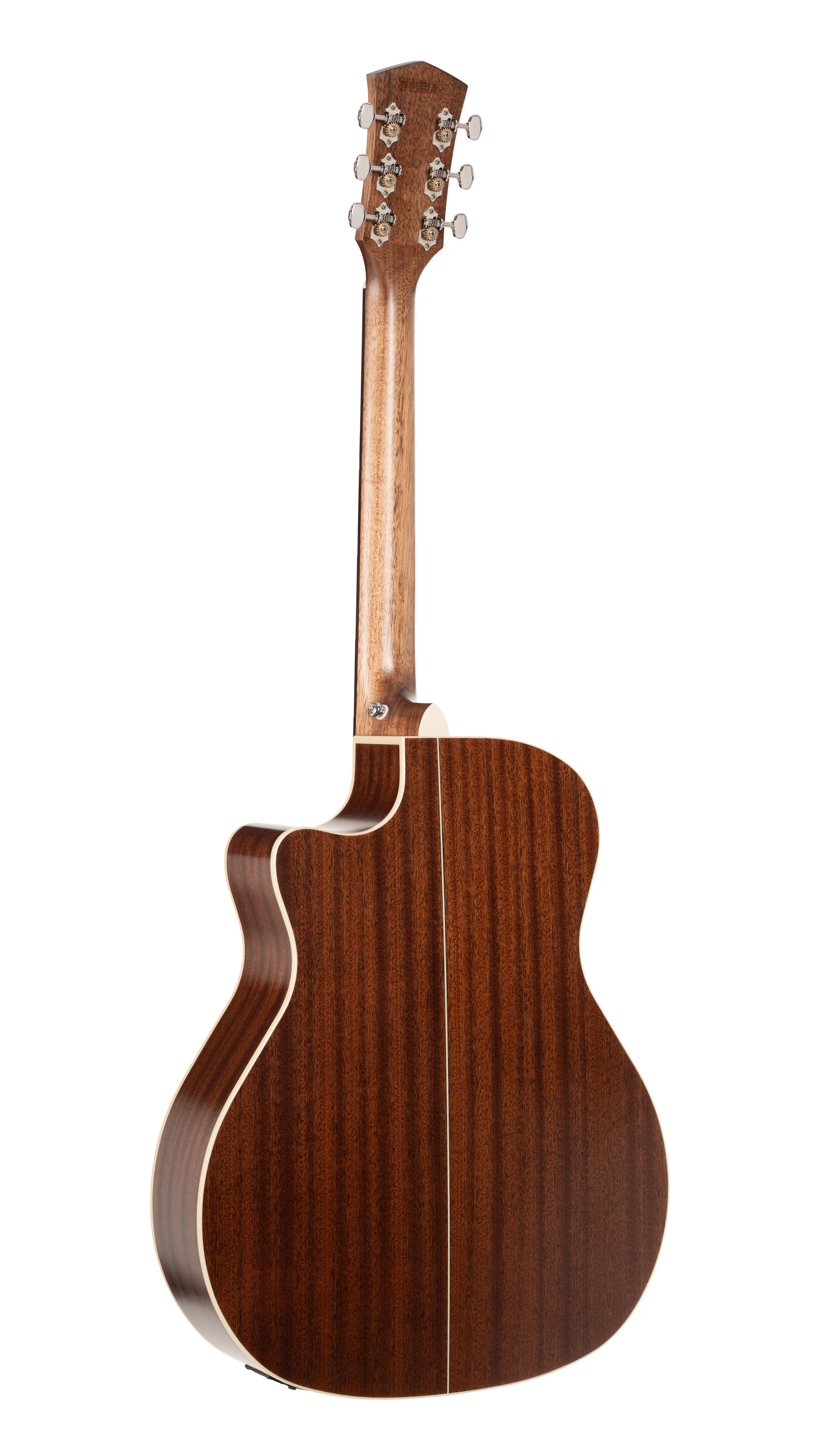 Cort GA4BTSG Essence Series ES-GA4 Auditorium Acoustic Electric Guitar. Black Top Semi Gloss