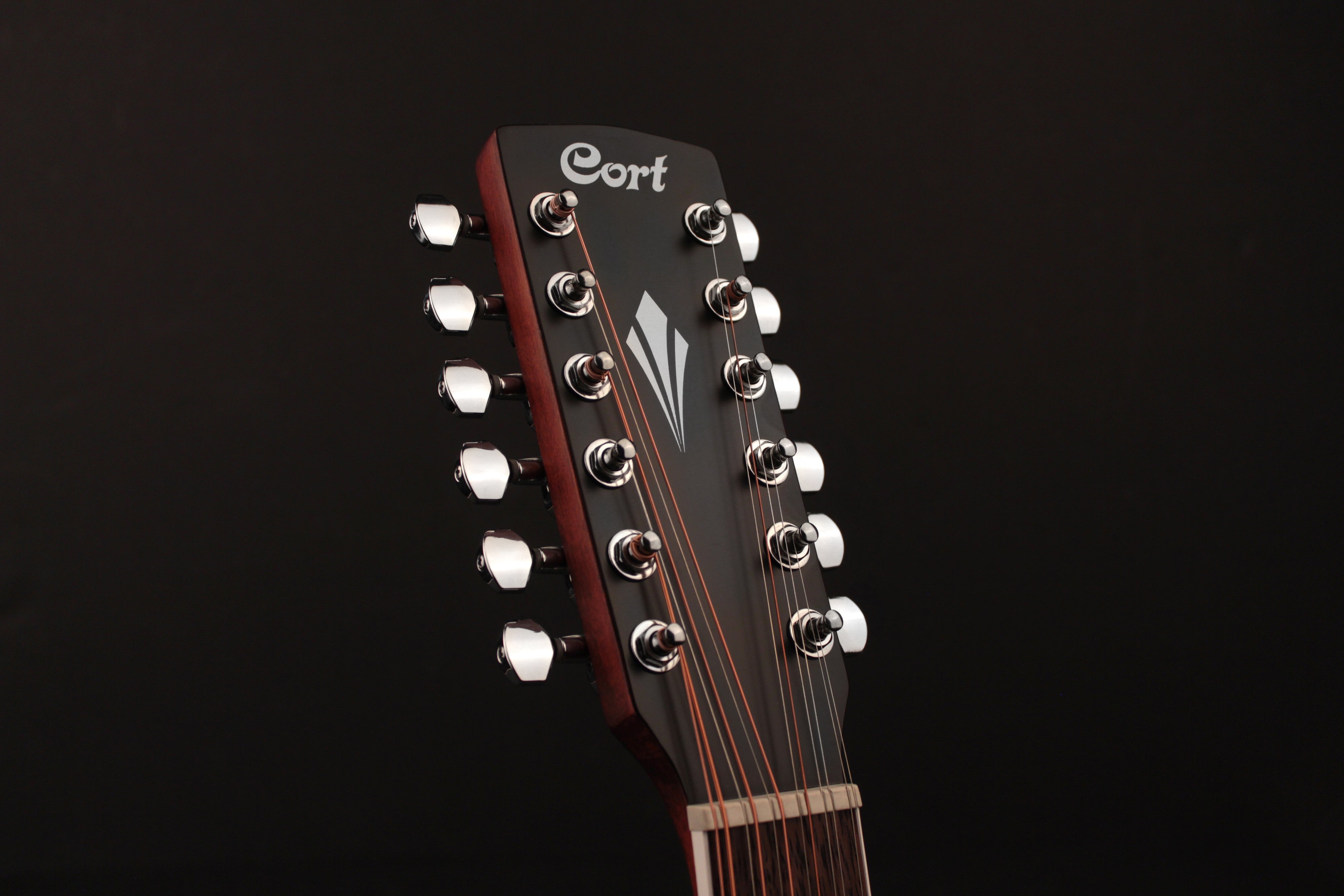 Cort GAMEDX12OP Grand Regal Acoustic Electric (12 String) Cutaway Guitar. Open Pore