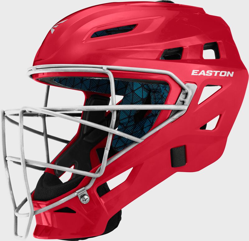 Easton Gametime Large Catchers Helmet - Red