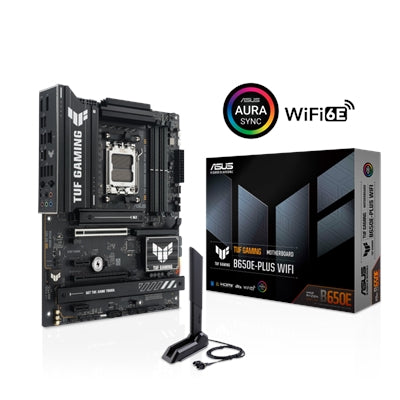 ASUS - TUF GAMING B650E-PLUS WIFI (Socket AM5) AMD B650 ATX DDR5 Wi-Fi 7 Motherboard - Black