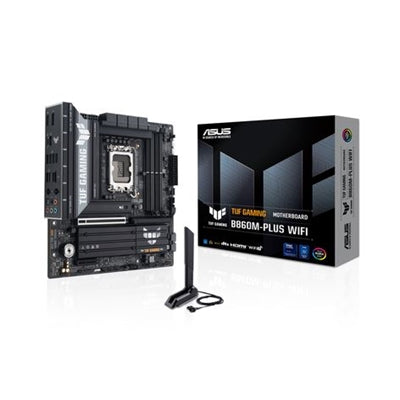 ASUS - TUF B860M-PLUS WIFI MATX, Intel Core Ultra 2 Ready, DDR5, PCIe 5.0, Wi-Fi 7, 2.5G LAN, HDMI, USB Type-C