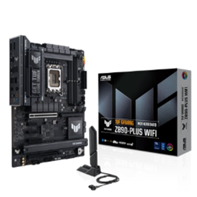 ASUS - TUF GAMING Z890-PLUS WIFI (Socket LGA 1851) Intel Z890 ATX DDR5 Wi-Fi 7 Motherboard - Black