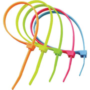 Gardner Bender DoubleLock 8 In. x 0.17 In. Neon Colors Nylon Cable Tie (1000-Pack)