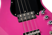 Cort GB Short Scale Bass Guitar W/ Gig-Bag, Fandango Purple