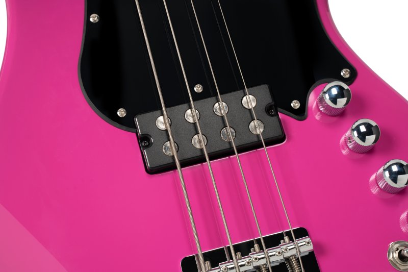 Cort GB Short Scale Bass Guitar W/ Gig-Bag, Fandango Purple