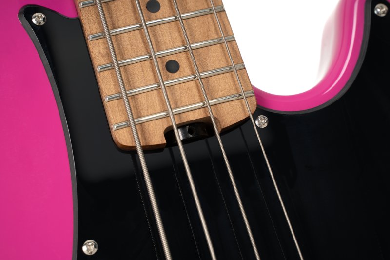 Cort GB Short Scale Bass Guitar W/ Gig-Bag, Fandango Purple