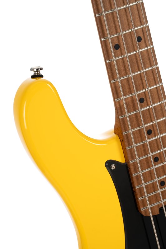 Cort GB Short Scale Bass Guitar W/ Gig-Bag, Yellow Crush
