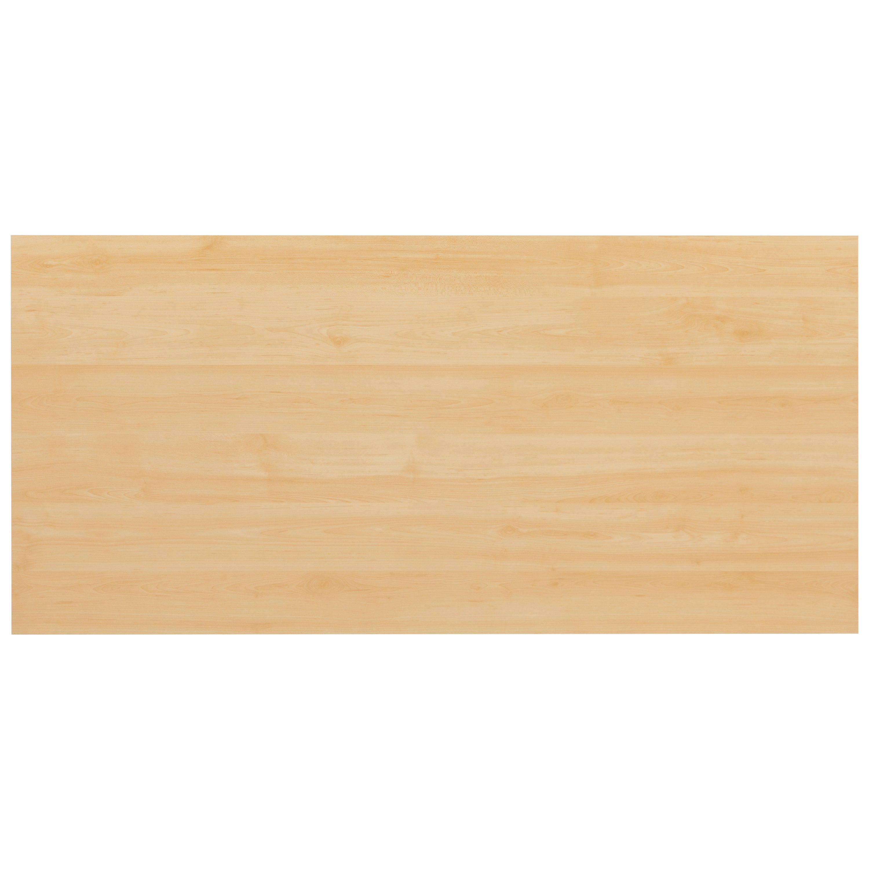 Tiverton Industrial Modern Desk - Commercial Grade Office Computer Desk and Home Office Desk - 47" Long (Maple/Black)