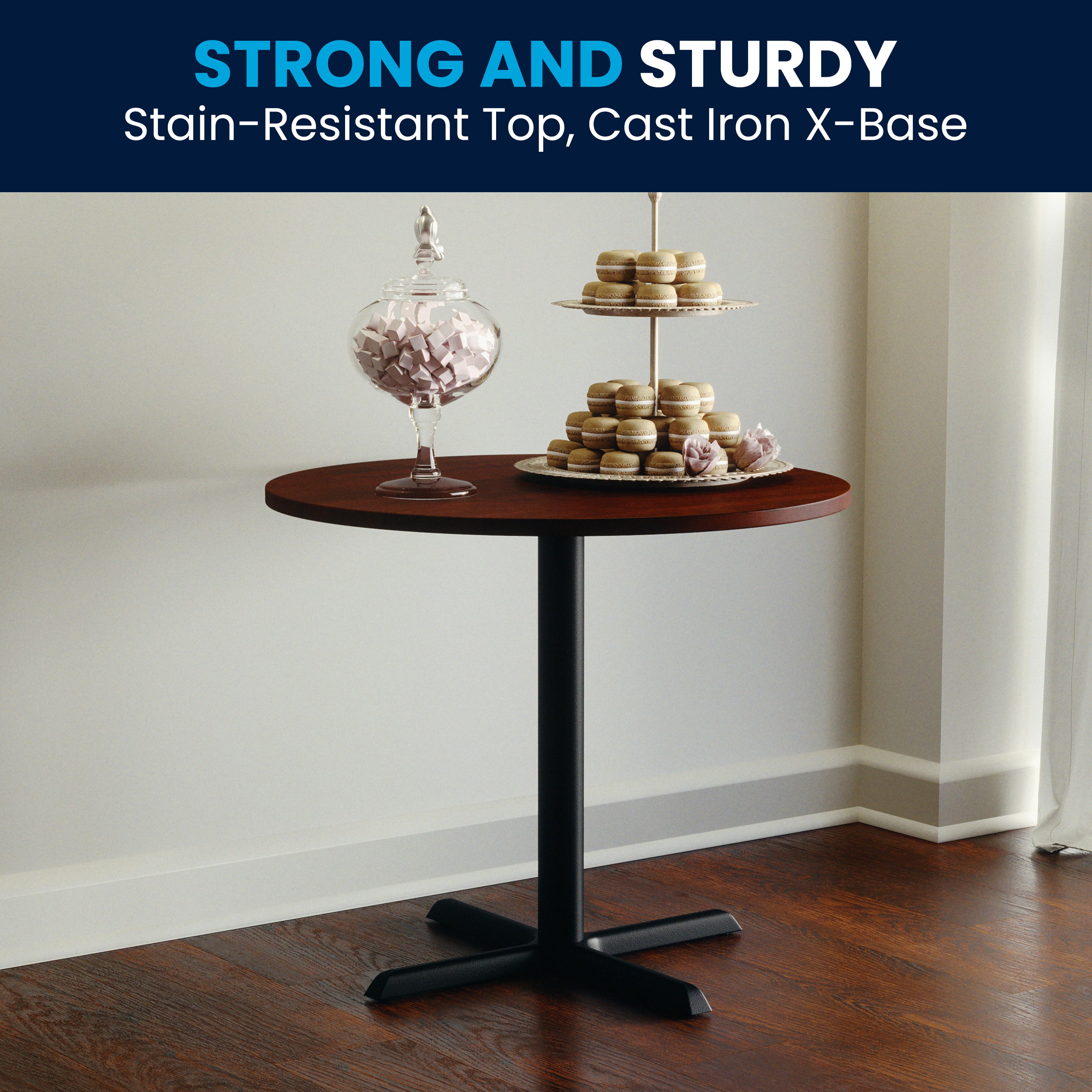 Chapman 36" Round Multi-Purpose Conference Table in Cherry